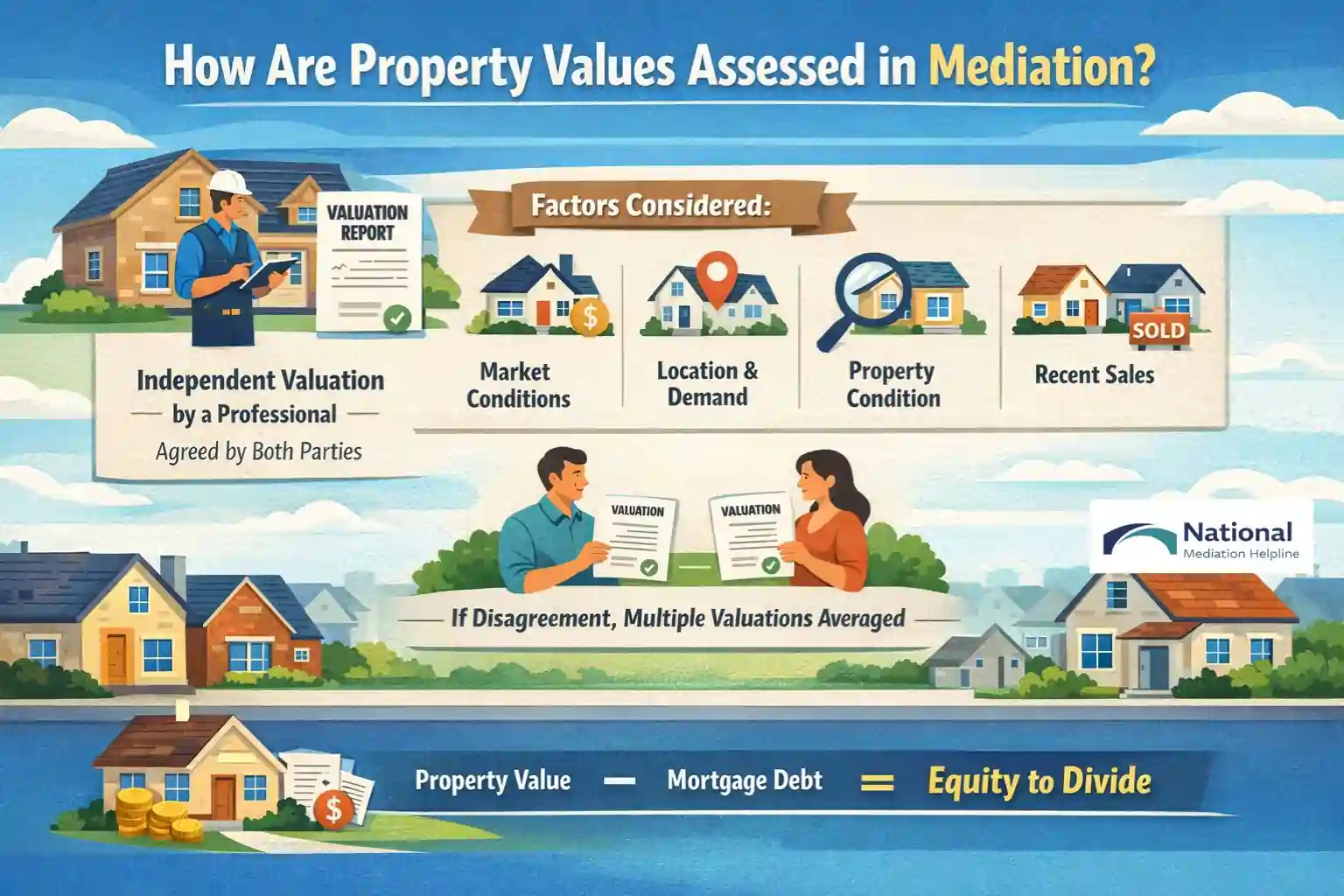 How Are Property Values Assessed in Mediation Basildon?