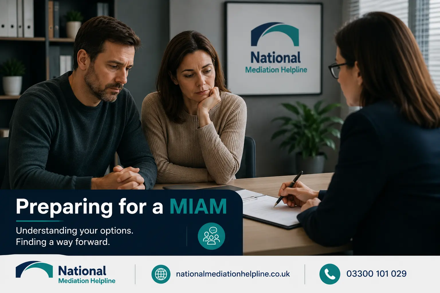 How to prepare for a miam in Basildon Preparing for a MIAM. An image explaining how to prepare yourself emotionally and rationally for the first miam appointment 