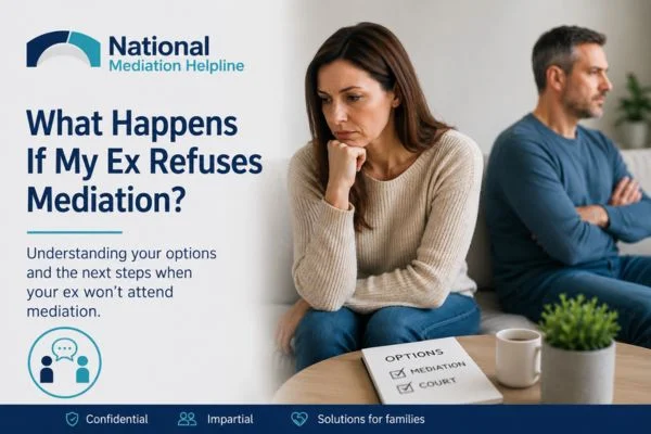 what if my ex refuses mediation Basildon?